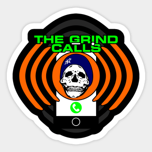 The Grind Scares Sticker